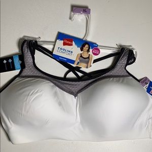 XL Hanes Cooling Comfort Wire Free Sports bra